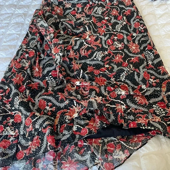 Isabel Marant floral one shoulder Esther mini dress - Picture 7 of 14